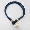 1Pc Faux Pearl Curtain Tieback, Woven Rope Adjustable Curtain Holder, Stylish Bead End Draperies Holder for Living Room Bedroom Bathroom Dormitory