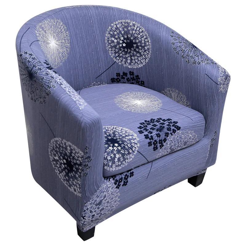 Stretch Club Chair Covers Printed Armchair Cover for Bar Counter All-inclusive Slipcover Washable Tub Couch Cover Home Decor