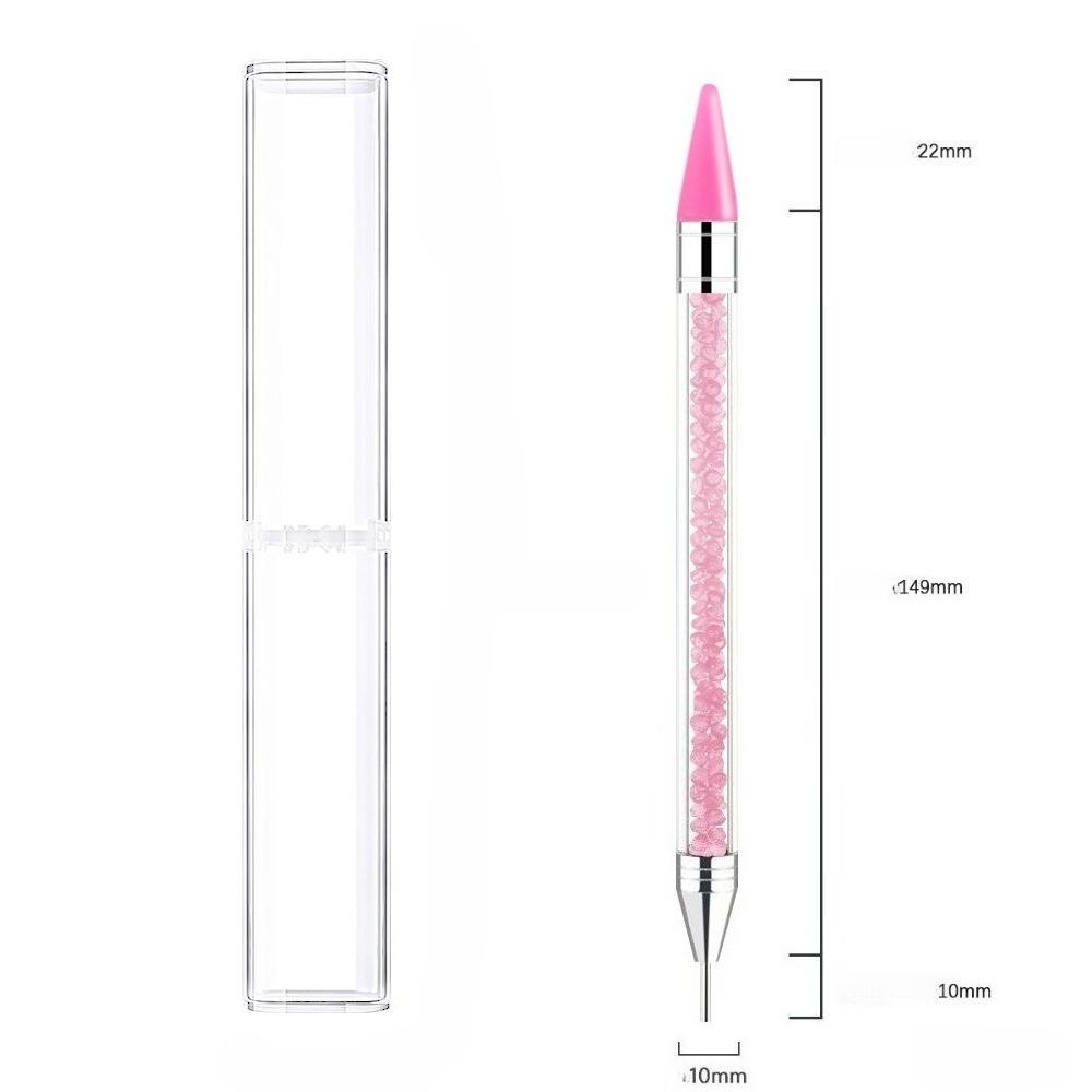 Nail Art Point Drill Tool Acrylic Double-headed Point Drill Crayon Nail Pen Multifunctional Wax Head Point Drill Pen