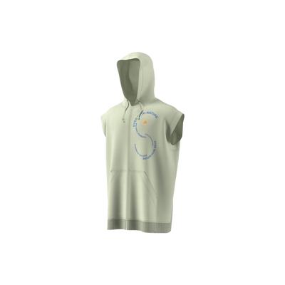 adidas Felpa con cappuccio senza maniche con zip e stampa logo a lettere Unisex Felpe Magico-Giallo-Verde IA7718