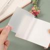 Glun Sticky Note Transparent Self-Sticky Note Pads, Clear Notes 75Mm*75Mm Transparent Self Adhesive Removable Perfect Fo