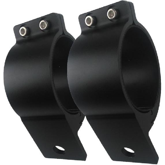 Audak 1 Pair 2.5 Inch Aluminum Mounting Bracket Tube Clamp For Bullbar Roof Rack Roll Cage (63.5-66Mm/2.5-2.6 Inch Adjustable)