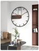 The Nordic, Wrought Iron Wall Clock, Modern Home Sitting Room Adornment Clock