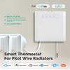 Smart Wifi Thermostat for Radiator Heating For Pilot Wire System with For Ecowatt Electricity Use Monitoring and App