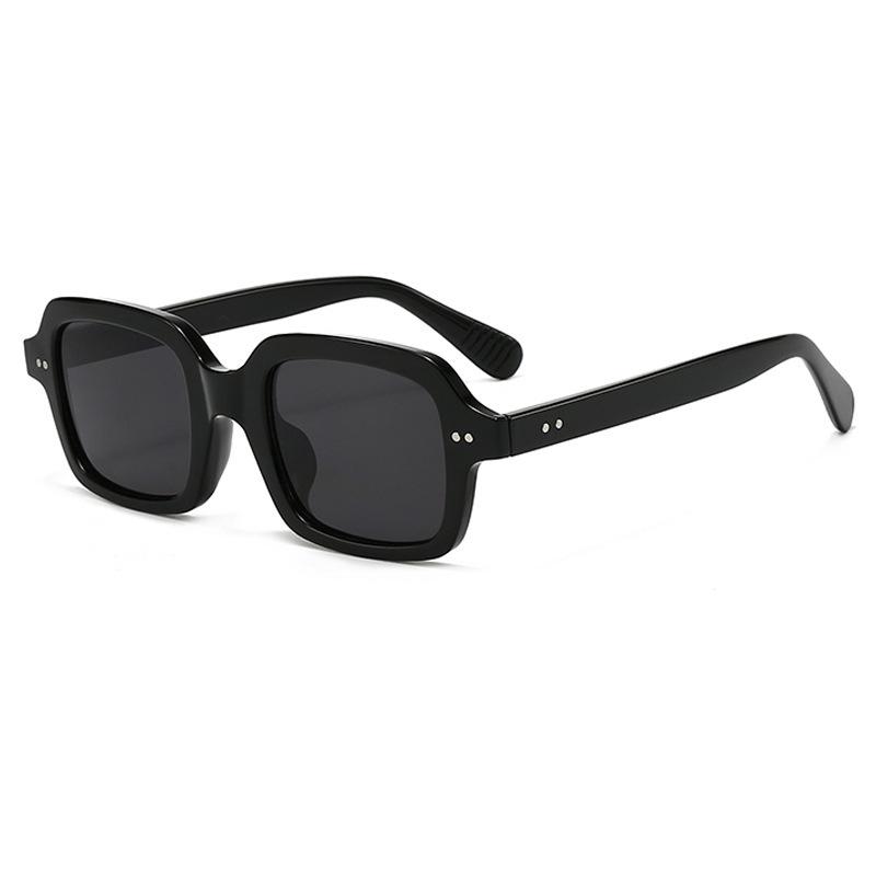 European and American retro rice nail sunglasses female spice girl high-end concave shape men's anti-ultraviolet sunglasses male trend