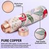 Unlock Ayurvedic Secrets Copper Water Bottle - Multi Colored Design, Leak Proof (900 ml)