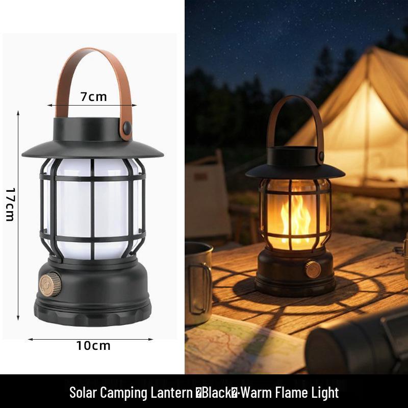 Rechargeable Retro Camping Lantern with Ultra-Long Battery Life for Outdoor Tent and Awning Lighting