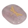 Worry Stone Gold Color Carved Dragonfly Sk   Relaxing and Soothing Balance Stone