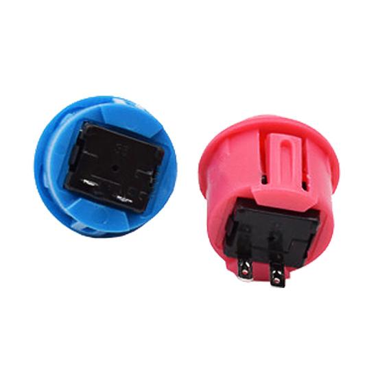 High Response Button Non-delayed DIY 24mm Arcade Game Push Button Switch for Gamers