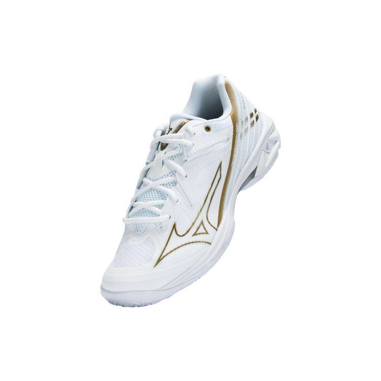 Mizuno Wave Claw 3 Wide White Gold Unisex Sneakers Silver 71GA244341