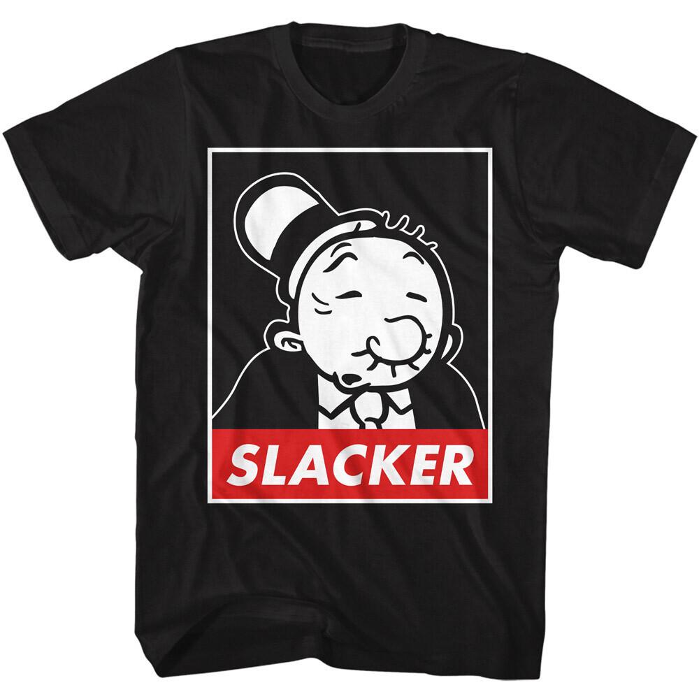 Popeye The Sailor T-Shirt Wimpy The Slacker Licensed New  Black Cotton SM5XL Unisex T-Shirt S