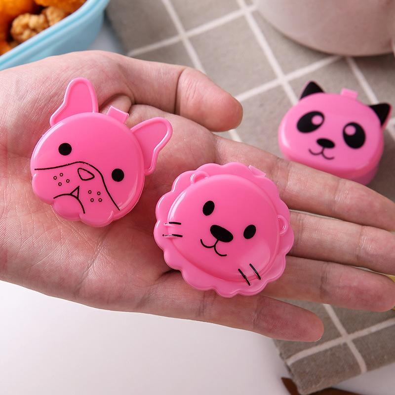 3Pcs Mini Sauce Box Squeeze Sauce Bottle Plastic Bottle Seasoning Bottle Storage Box Cartoon Cooking Seasoning Salad Bottle