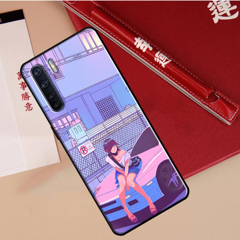 

JDM Vaporwave Glitch Anime Case For Oppo A60 A98 A58 A78 A18 A38 A80 A40 A77 A57 A17 A74 A54 A94 A96 A76 A16 A15 A5 Pro OPPO A38 4G