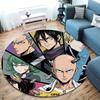Onepunch Man Round Area Rug Carpet Rug For Living Room Bedroom Sofa Playroom Decor Nonslip Floor Mat