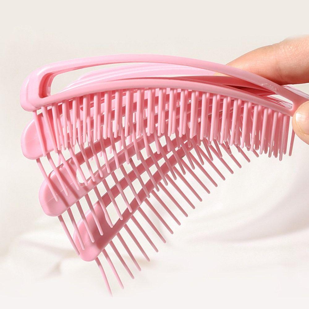 Hollow Hollowing Out  Massage Comb Anti-static Hair Brush Portable Scalp Massage Comb  Nylon Salon