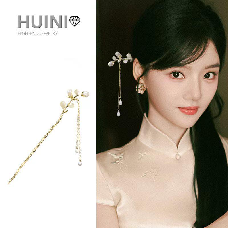 Modern Chinese-Style Tassel Hairpin - Elegant Women's Hair Accessory