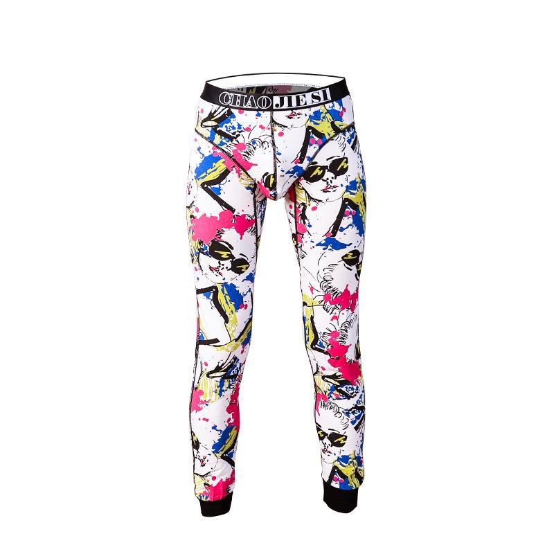 Men's Slim Fit Cotton Autumn Trousers - Warm, Trendy, and Stylish for Youth.