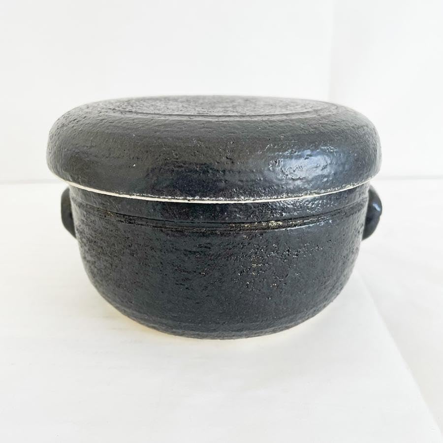 Banko ware rice container for 1 cup (1 go) of rice. Microwave and refrigerated safe. Made in Japan. Gift. Banko ware. Pottery.