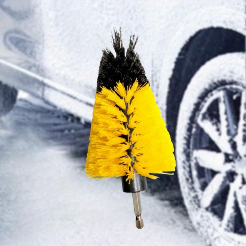 Drill Brush Cleaning Kit Scrub Brush Pad Set Car Tire Wheel Rim Cleaning Polishing Brush Attachment