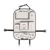 Car Backseat Organizer Hanging Storage Bag Kids Rear Seat Protection Anti-Kick Dustproof PVC Leather Multi-Function Pocket