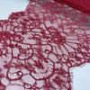 3m x 28.5cm Dark red French Chantilly Lace, Non-stretch Eyelash Lace Fabric for Sewing, Bra, Underwear, Lingerie, Dress, Garment, Crafting