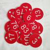 100 Pieces Sauna Key Tag Wristband Flexible Locker Number Coil Keychain Stretchable Wrist with