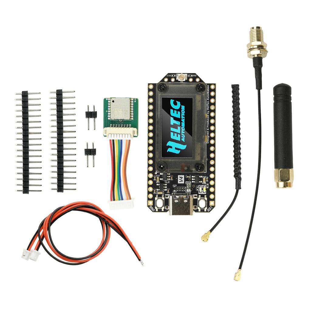 New Heltec V4 0.96inch OLED Solar Powered LoRa 32 Dev-Board GPS ESP32 SX1262 WiFi BLE Low Power For Arduino IoT Meshtastic