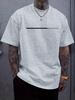 Seagull men's T-shirt, big fancy badge, top casino with short sleeves, new classic street clothesT-shirt.