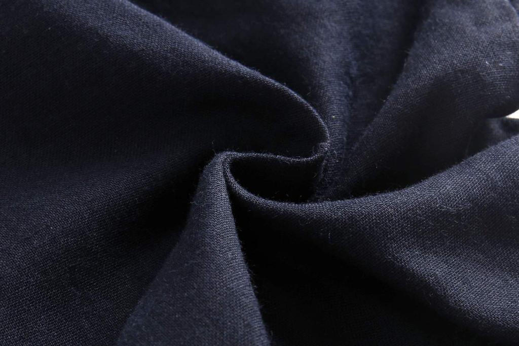 SISOFTLY Rukáv Jinbei Jednobarevný Podzim Zima Jaro Léto Dvojitá Gáza Sada Pratelné Letní Kimono Samue Shijira Vazba Pyžamový Set [SISOFTLY] Pánský 3/4