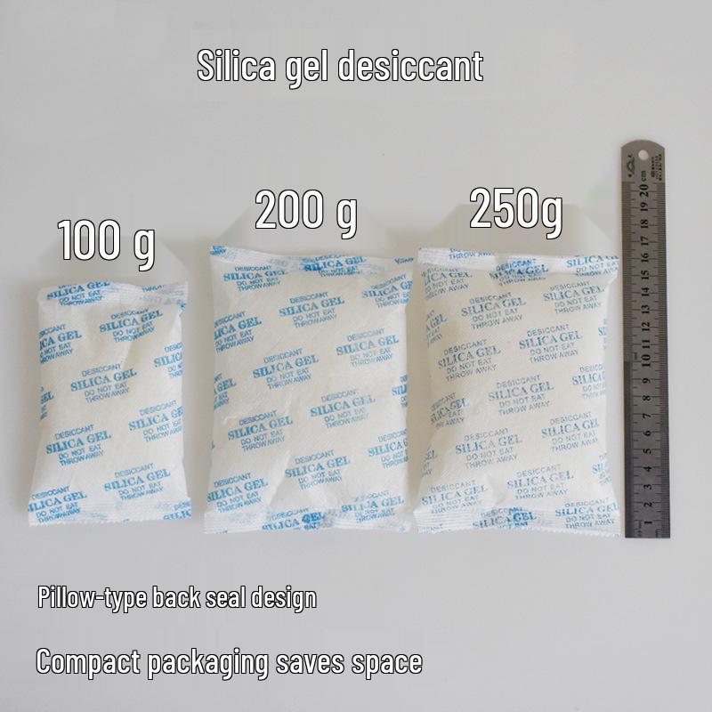 Large 250g Non-Woven Silicone Gel Desiccant Bag for Moisture-Proof Storage In Basements or Wooden Boxes.