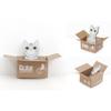 3D Cartoon Katze Hund Box Aufkleber Schöne Schreibwaren Haftnotizen Büro Schulbedarf Notizblock Zufälliger Stil
