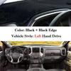 Car Dashmat Cover Dashboard Mat Protective Pad for Chevrolet Silverado GMC Sierra 2007-2013 Anti-Slip Mats Interior Accessories