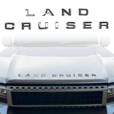 HUDIY Nová řada Land Cruiser 250 Přední LAND CRUISER řady 250 2024 Kapota Logo auta ABS 3D Vlastní Vnější Včetně japonského návodu k použití Emblém,