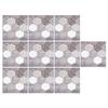 10PCS Self Adhesive Tile Sticker Anti Collision Sticker for Home Living Room Kitchen Decor
