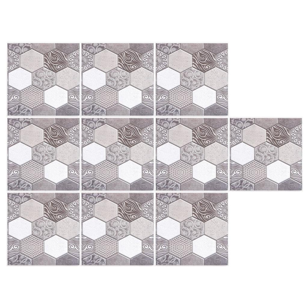 10PCS Self Adhesive Tile Sticker Anti Collision Sticker for Home Living Room Kitchen Decor