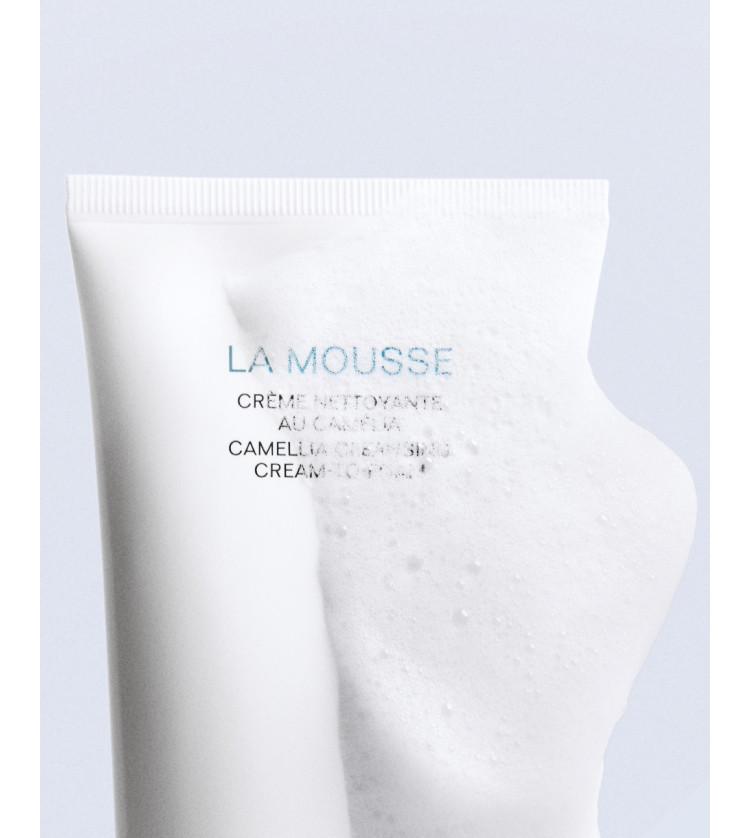CHANEL LA MOUSSE CAMELLIA CLEANSING CREAM-TO-FOAM 150ml | Hydrating Gentle Face Wash