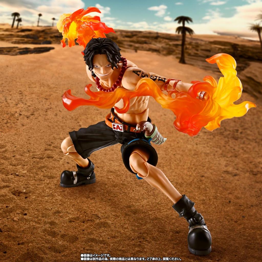 Tamashii Nations One Piece Portgas Ace Bandai Spirits Action Figure - - D. -Fire Fist-, S.H.Figuarts