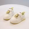 Girls' All-match White Shoes Children's Lightweight Running Shoes Casual Sneakers