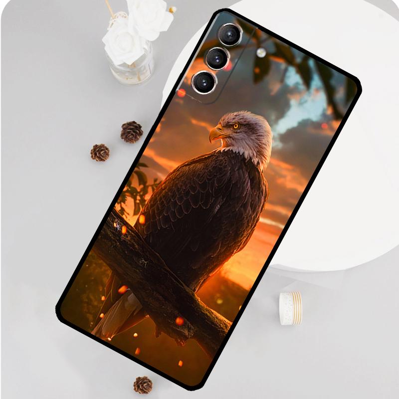 Eagle Hawk Bird Animal Phone Case For Samsung Galaxy S25 S26 Ultra S20 S21 S22 S23 S24 S10 Plus S25 FE Funda Cover
