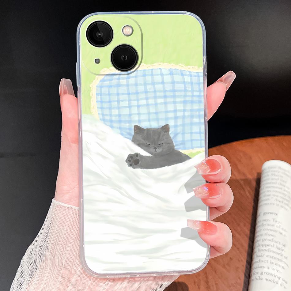 For iPhone 13 Pro Max 13 mini Phone Case Butterfly Patterns Soft Slim Transparent Silicone Cover For iPhone13 Lightweight Funda