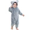 MICHLEY Carniva Baby Rompers Winter Clothes Flannel Hooded Bodysuits Pajamas Animals Overall Jumpsuit For Girls Boys Kids