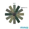 Noah Precision Wall Stylish and Interior Designer Assembly Approximately 40cm H x 40cm CLOCK IN THE BOX Clock, Cute, Design, Required, W, Green,