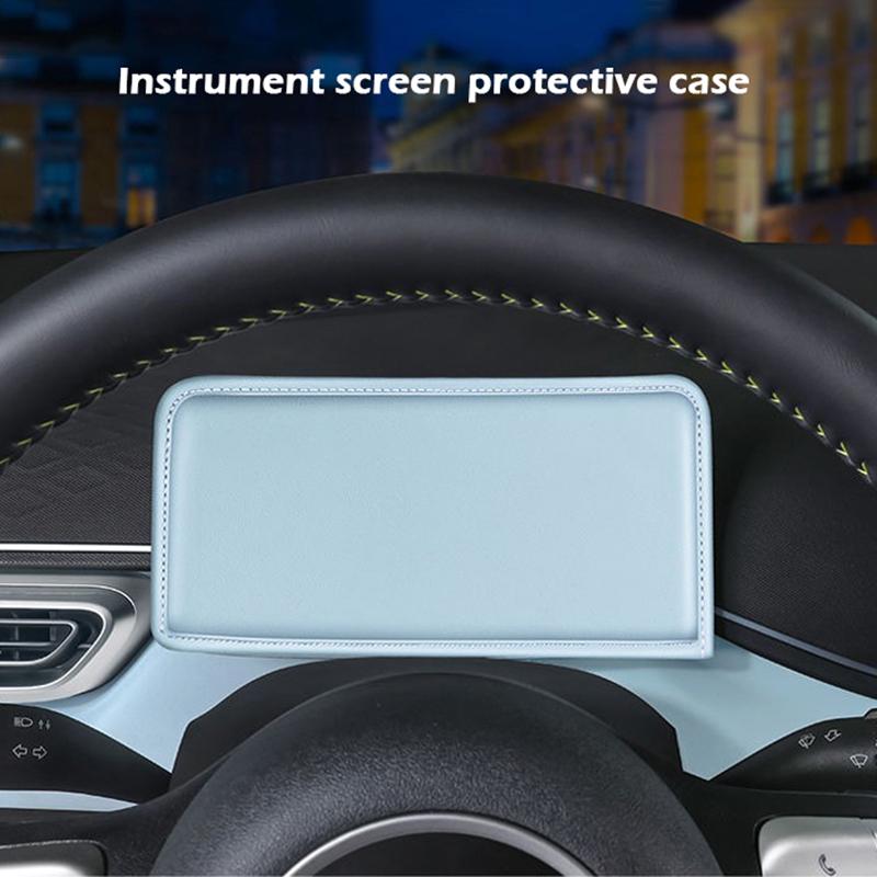For BYD Seagull Dolphin Mini Surf Central Control Screen Protector Navigation trument Screen Sun Protection Leather Cover