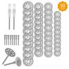 50Pcs Diamond Cutting Wheel Kit for Rotary Tools Die Grinder Metal Cut Off Disc
