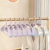 5PCS Clothes Hangers Multi-functional Wide-shoulder Non-slip Drying Rack Thickened Clothes Drying Support Plastic Rack