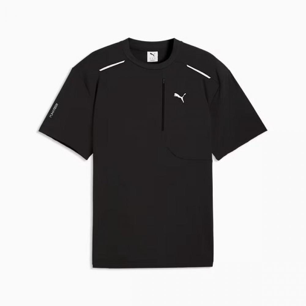 Puma Pumatech Relaxed Warp Knit Pocket Tee 636825 01 81 green/XL