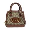 [Usado] Bolsa Horsebit 1955 Mini com Alça Superior 'Bege/Ébano' - Razoável #9WGM8N