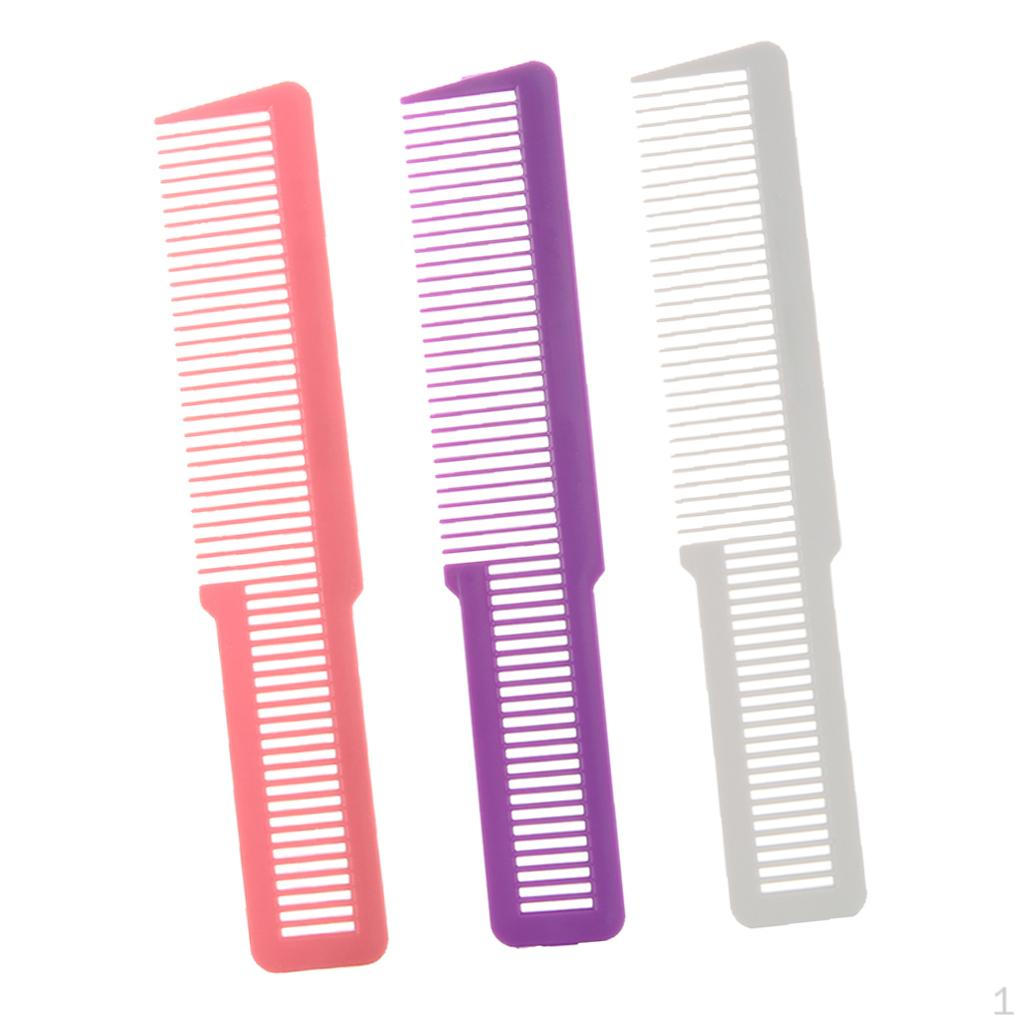 

3 шт. Профессиональная плоская расческа для стрижки Пластиковая щетка