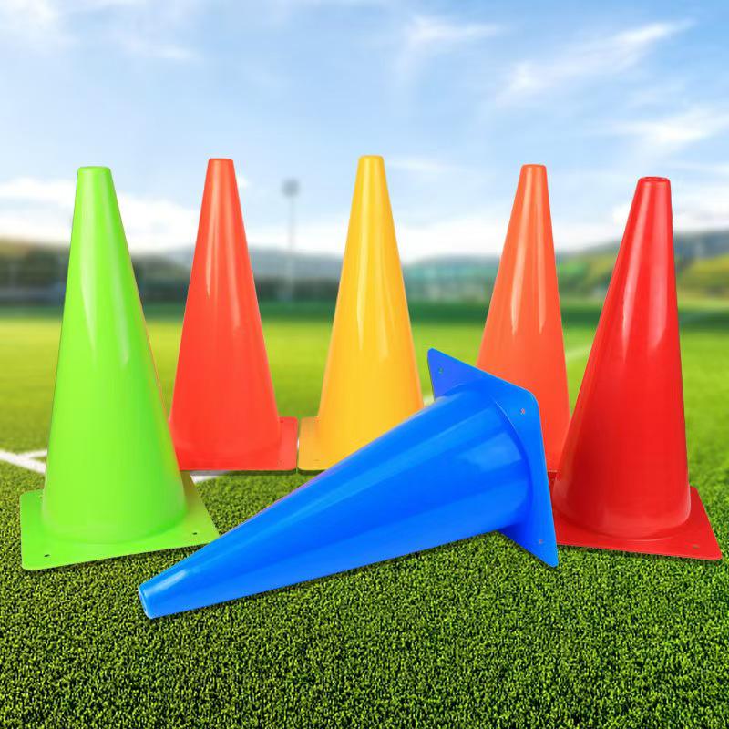 Football Training Cones: 18cm Markers, 50cm Obstacle Cones, Road Cones, Ice Cream Shaped Cones