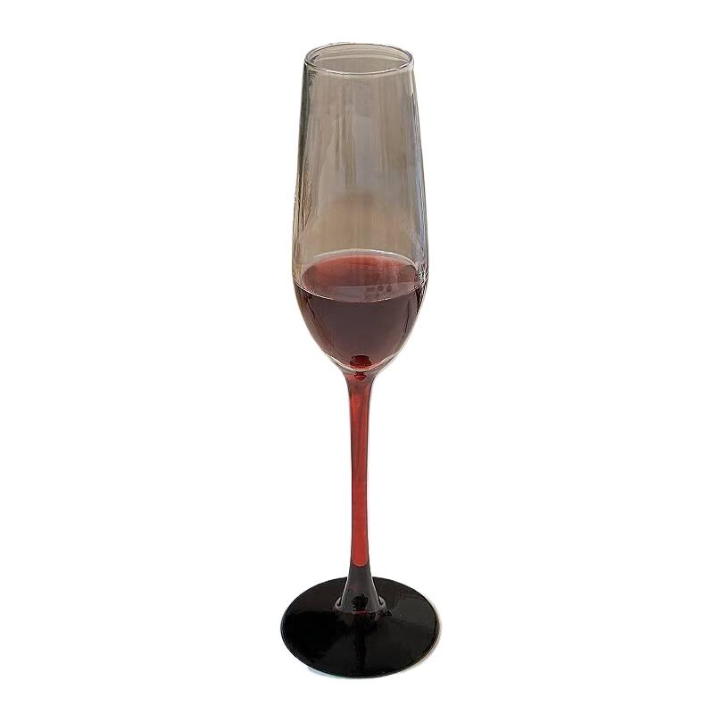 Christmas red rodblack rod champagne glass feeling slightly drunk glass red wine glass tall cocktail glass sparkling wine glass